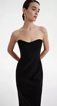 Платье-бандо длины макси