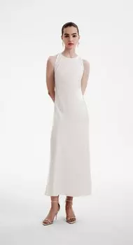 Платье-халтер длины миди