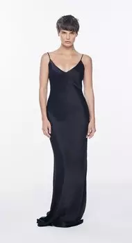 Платье-комбинация из шелка