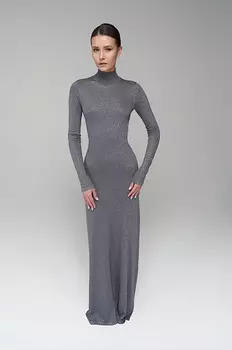 Платье-макси с открытой спиной