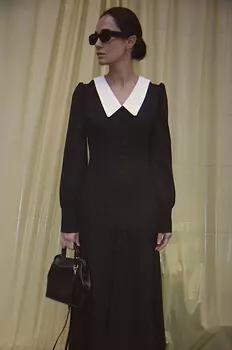 Платье-миди на пуговицах