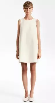 Платье мини из пальтовой ткани