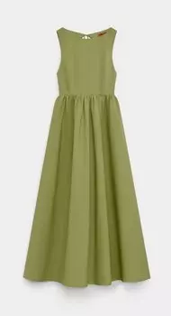 Платье в пол с открытой спиной