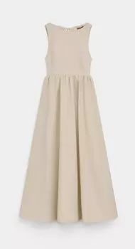 Платье в пол с открытой спиной