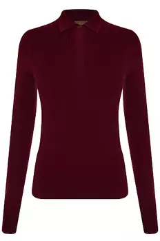 Поло с длинным рукавом