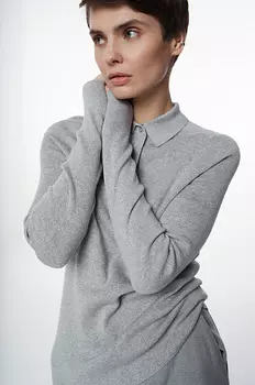 Поло с длинным рукавом