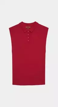 Поло трикотажное без рукавов