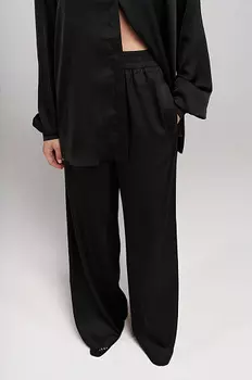 Широкие брюки с эластичным поясом