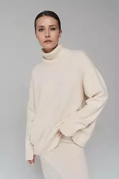 Свитер из кашемира с высоким воротом