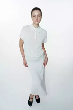 Трикотажная юбка-миди