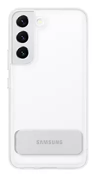 Чехол-накладка Samsung S22 EF-JS901CTEGRU Clear Standing Cover прозрачный