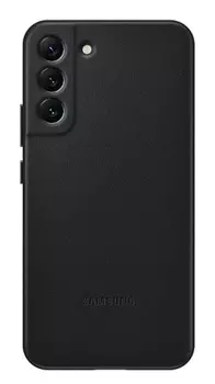 Чехол-накладка Samsung S22+ EF-VS906LBEGRU Leather Cover чёрный