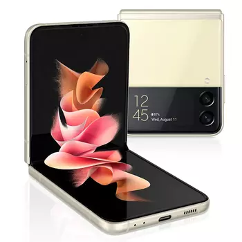 Смартфон Samsung Flip3 256 Гб бежевый (SM-F711BZEFSER)