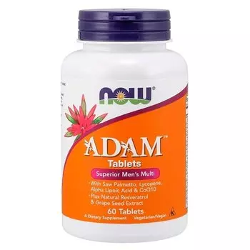 Комплекс витаминов Adam NOW, 60 таб