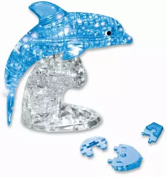 3D Пазл Магия кристаллов: Дельфин (95 деталей)