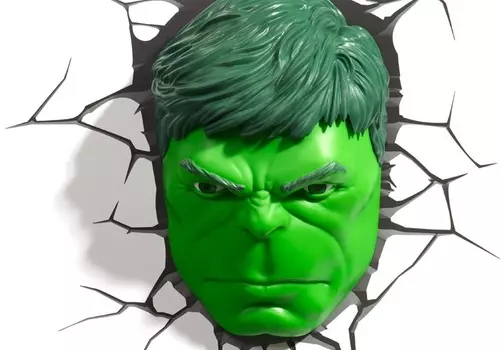 3D Светильник Hulk: Face