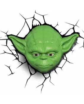 3D светильник Star Wars: Yoda (Йода)