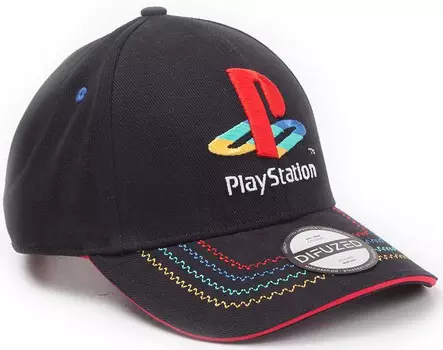 Бейсболка Playstation: Retro Logo Adjustable