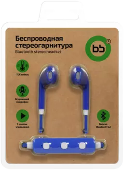 Беспроводная гарнитура BB 003-001 Bluetooth 4.2 (синий)