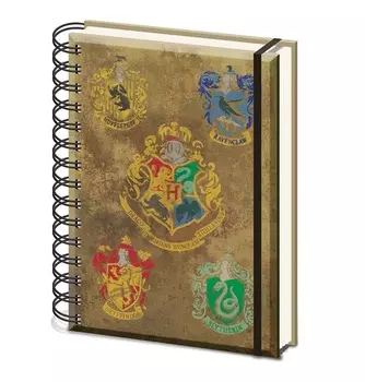 Блокнот Harry Potter – Hogwarts Crest &amp; Four Houses