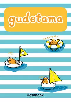 Блокнот с грустным Желтком Gudetama: Полоска