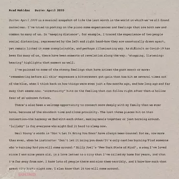 Brad Mehldau – Suite April 2020 (LP)