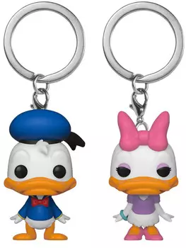 Брелок Funko Pocket POP: Disney – Donald &amp; Daisy (2-Pack) (4 см)