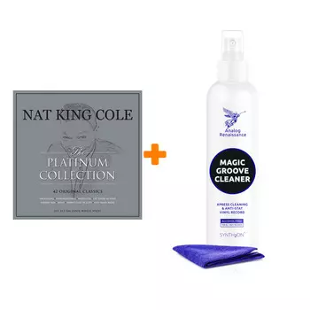 COLE NAT KING Platinum Collection 3LP + Спрей для очистки LP с микрофиброй 250мл Набор