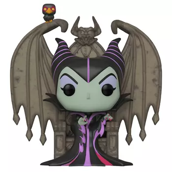 Фигурка Funko POP: Disney Villains – Maleficent On Throne Deluxe (9,5 см)