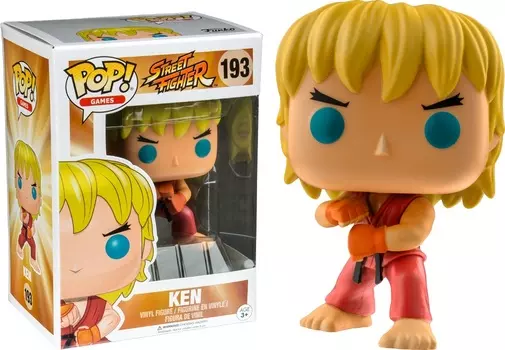 Фигурка Funko POP Games: Street Fighter – Ken Special Attack (Exc) (9,5 см)