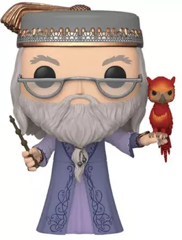 Фигурка Funko POP: Harry Potter – Albus Dumbledore With Fawkes (25 см)