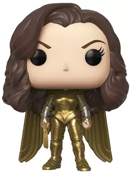 Фигурка Funko POP Heroes: Wonder Woman 1984 – Wonder Woman Golden Armor Metallic Exclusive (9,5 см)