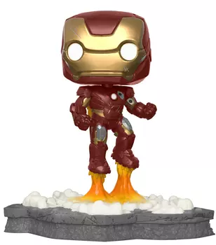 Фигурка Funko POP Marvel: Avengers Endgame – Assemble Iron Man Deluxe Bobble-Head (9,5 см)