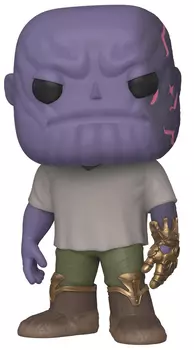 Фигурка Funko POP Marvel: Avengers Endgame – Casual Thanos With Gauntlet Bobble-Head (9,5 см)