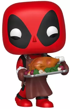 Фигурка Funko POP Marvel: Holiday – Deadpool Supper Hero Bobble-Head (9,5 см)