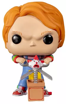 Фигурка Funko POP Movies: Child's Play 2 – Chucky With Buddy &amp; Giant Scissors (9,5 см)