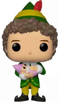 Фигурка Funko POP Movies: Elf – Elf Buddy with Baby Exclusive (9,5 см)