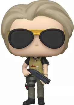 Фигурка Funko POP Movies: Terminator Dark Fate – Sarah Connor With Chase (9,5 см)