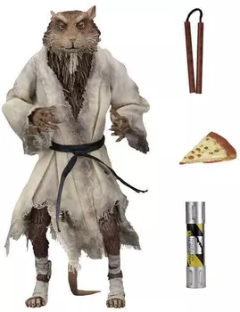 Фигурка NECA: Teenage Mutant Ninja Turtles – Splinter Scale Action Figure (18 см)