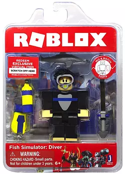 Фигурка Roblox: Fish Simulator Diver (17 см)