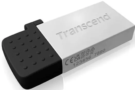 Флеш-накопитель Transcend 32GB JetFlash 380 (Silver Plating)