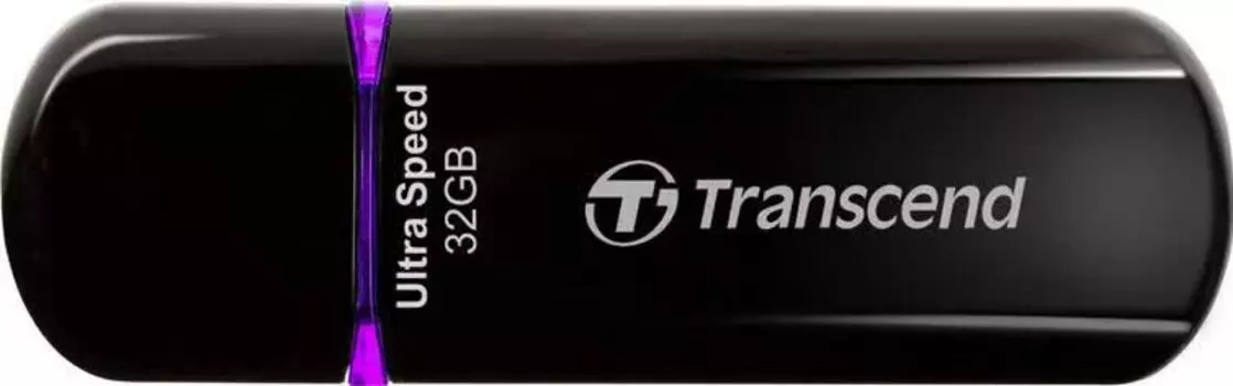 Флеш-накопитель Transcend JetFlash 600 32GB Black/Purple