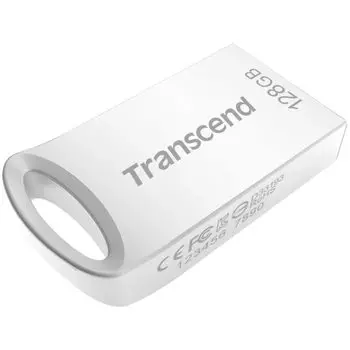 Флеш-накопитель Transcend JetFlash 710S 128 GB (серебристый)