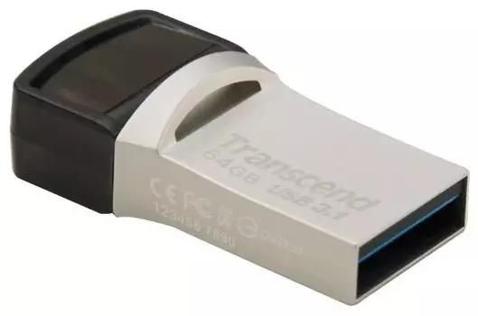 Флеш-накопитель Transcend JetFlash 890 USB 3.1 OTG 64GB