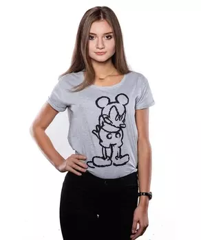 Футболка Disney: Angry Mickey женская