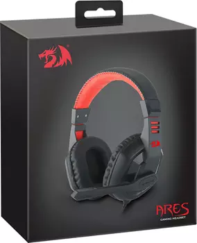 Гарнитура Redragon Ares проводная игровая для PC (красный + черный)
