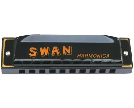 Губная гармоника диатоническая Swan SW1020-3-BK (черный)