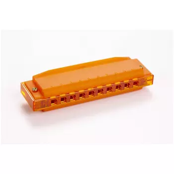 Губная гармоника Hohner M1110O диатоническая (прозрачная оранжевая)