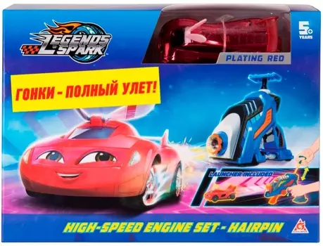 Игровой набор Legends Of Spark: Бластер + машина Хэарпин