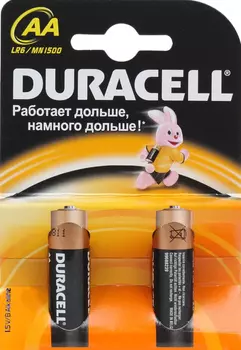 Элемент питания Duracell Basic LR6-2BL AA (2 шт.)